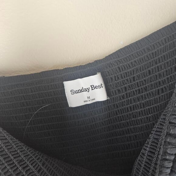 Sunday Best Aritzia Fairey Chiffon Mini Dress Size M - Picture 3 of 6